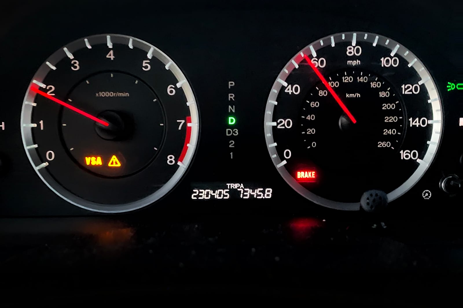 2008 Honda Crv Vsa And Check Engine Light on Troubleshooting Guide