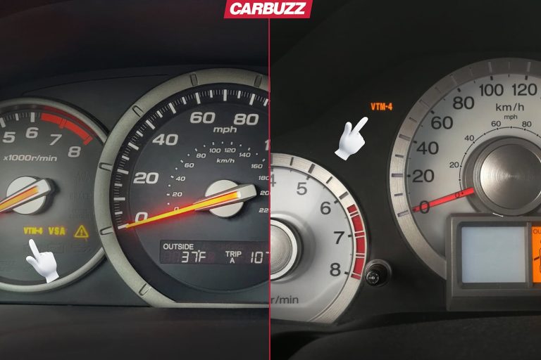 2012 Honda Pilot Vtm-4 Light on And Check Engine Light