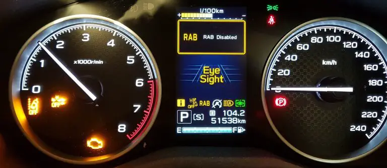 2020 Subaru Forester Check Engine Light Eyesight Flashing 'S