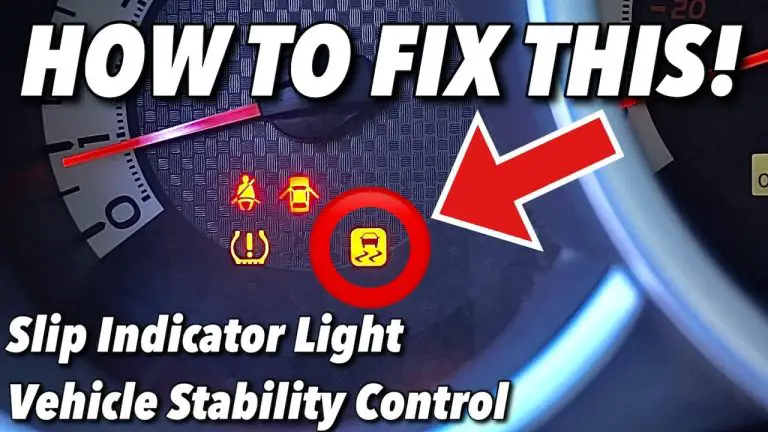 Check Engine And Slip Indicator Light