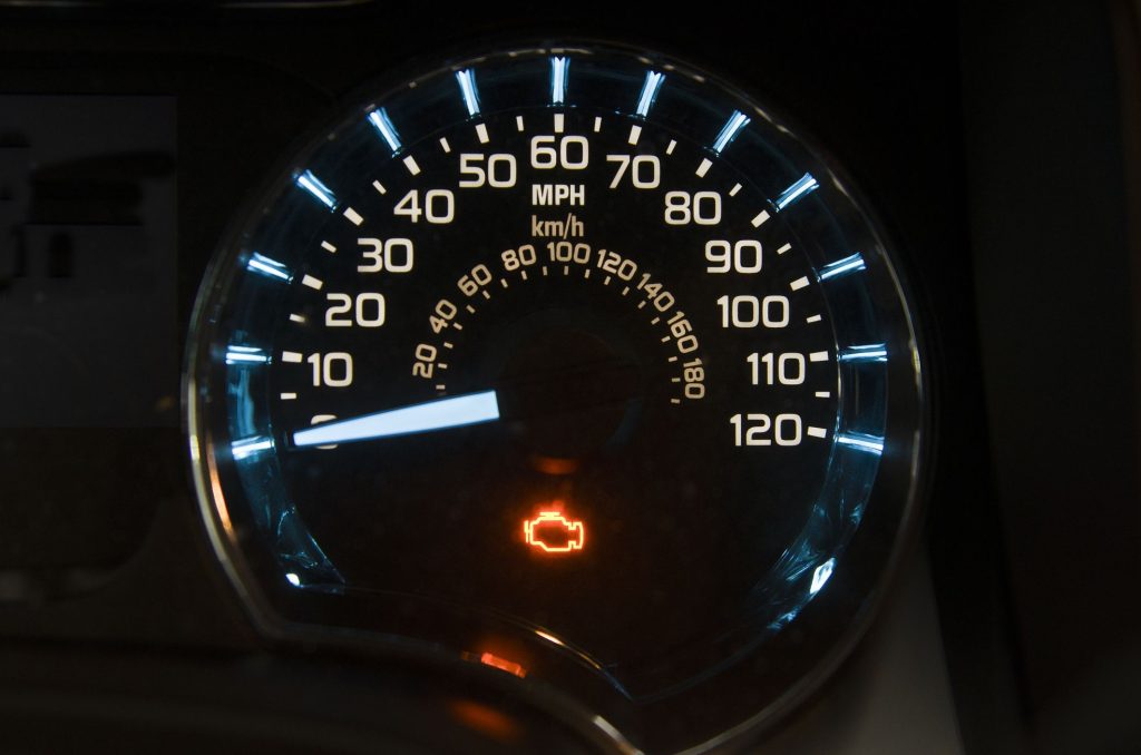 check engine light transmission fluid