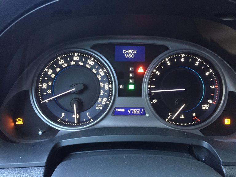 Check Engine Light And Traction Control Light on Toyota Camry