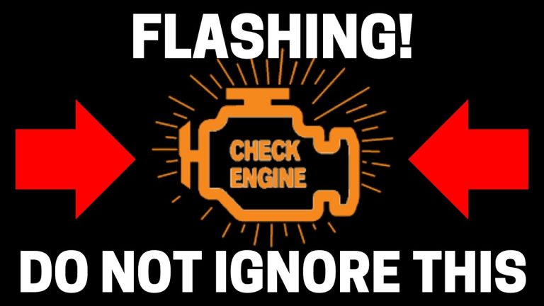 Check Engine Light Flashing Car Slowed down