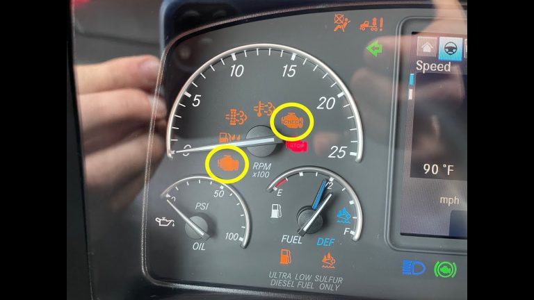 Check Engine Light Freightliner Cascadia