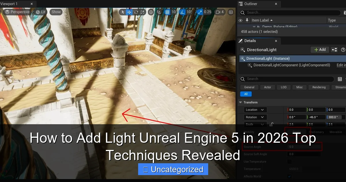 How to Add Light Unreal Engine 5 in 2026 Top Techniques Revealed