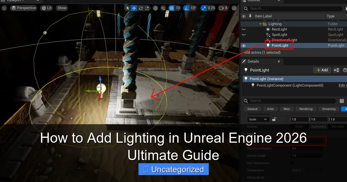 How to Add Lighting in Unreal Engine 2026 Ultimate Guide