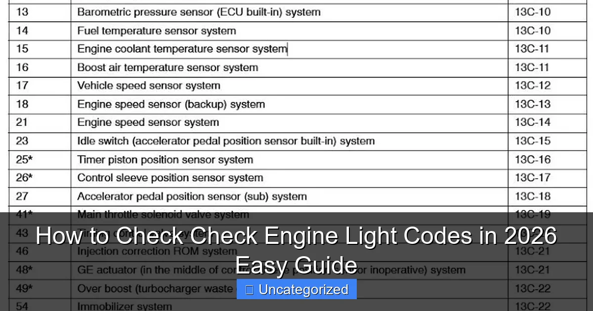 How to Check Check Engine Light Codes in 2026 Easy Guide
