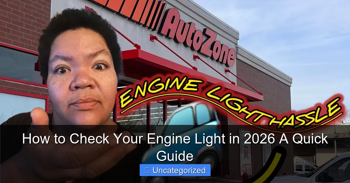 How to Check Your Engine Light in 2026 A Quick Guide