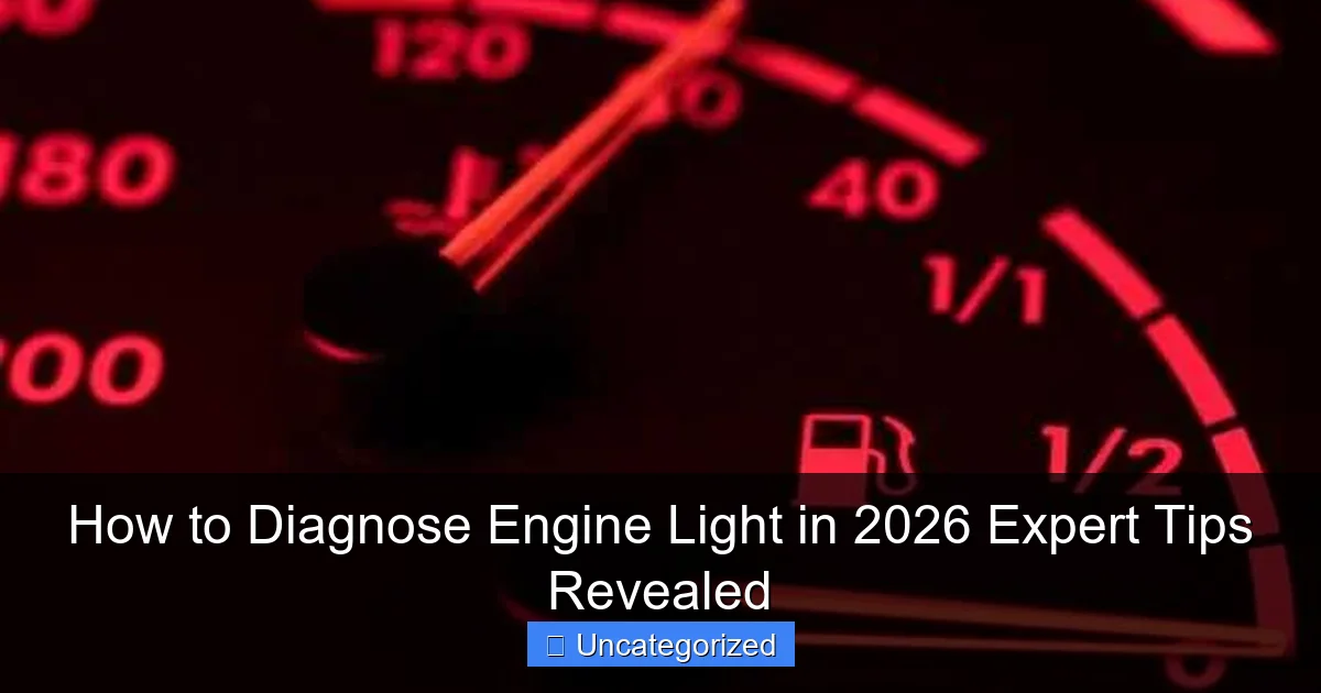 How to Diagnose Engine Light in 2026 Expert Tips Revealed