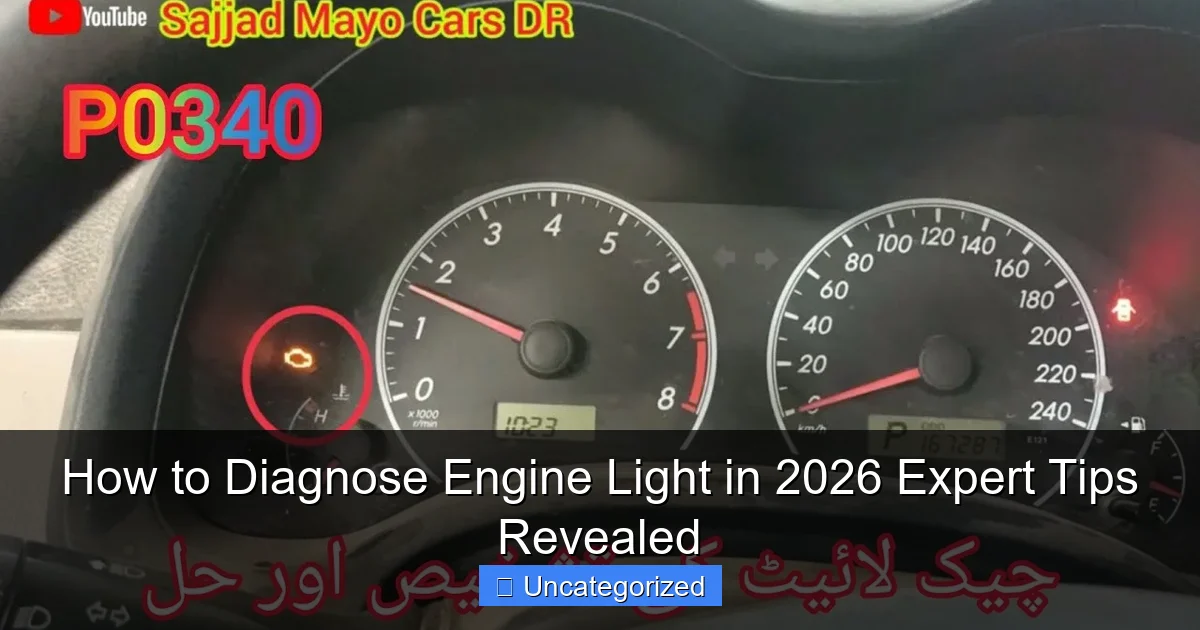 How to Diagnose Engine Light in 2026 Expert Tips Revealed