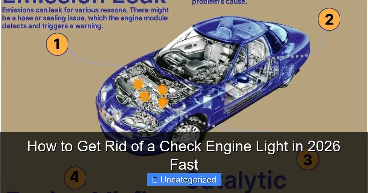 How to Get Rid of a Check Engine Light in 2026 Fast