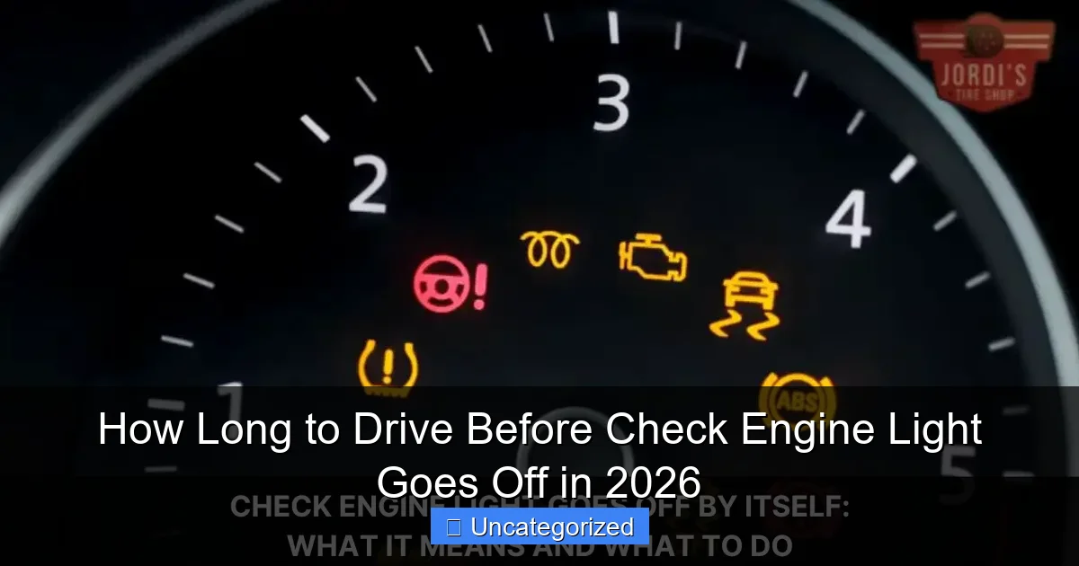How Long to Drive Before Check Engine Light Goes Off in 2026