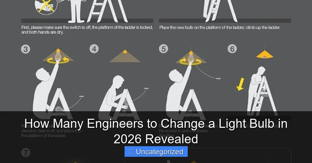 How Many Engineers to Change a Light Bulb in 2026 Revealed