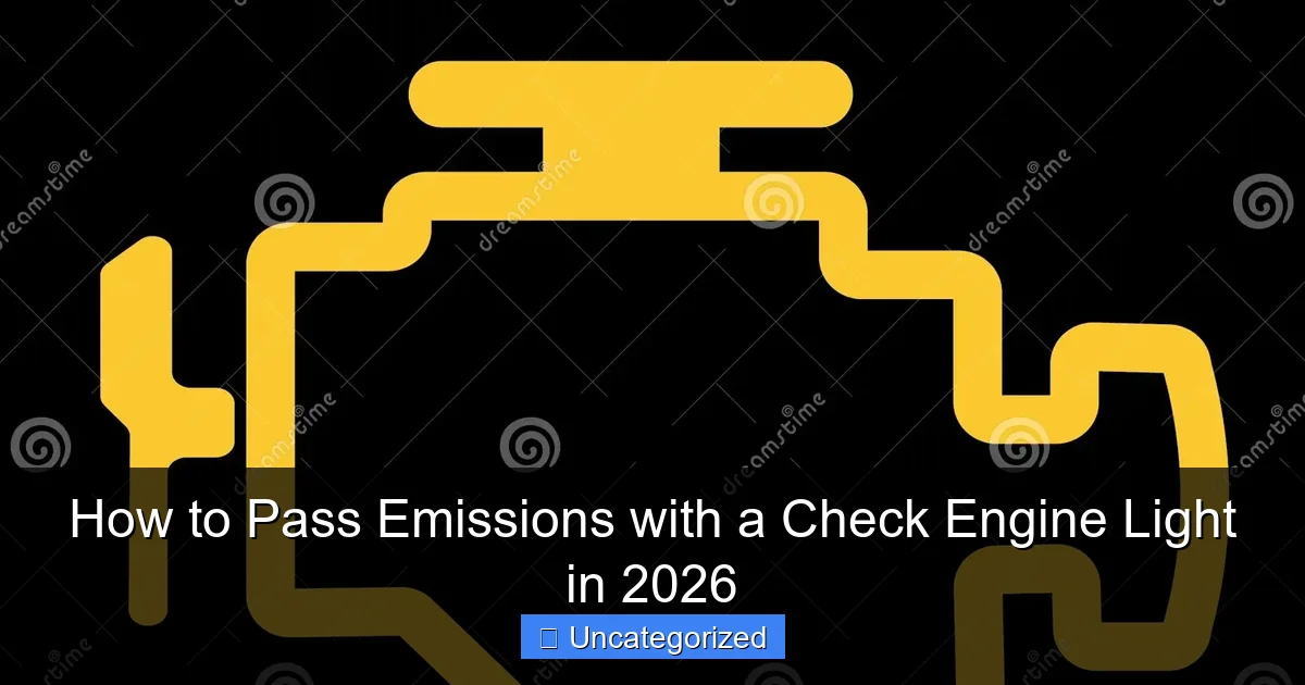 How to Pass Emissions with a Check Engine Light in 2026