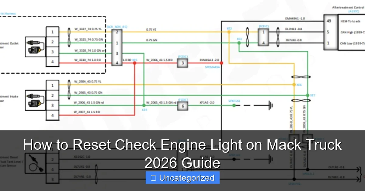 How to Reset Check Engine Light on Mack Truck 2026 Guide