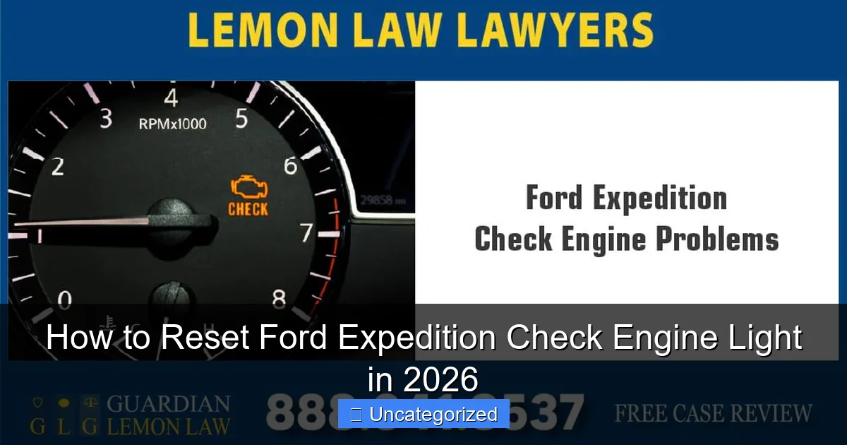How to Reset Ford Expedition Check Engine Light in 2026