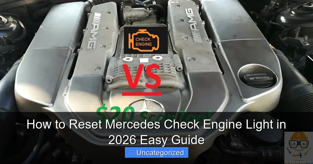 How to Reset Mercedes Check Engine Light in 2026 Easy Guide