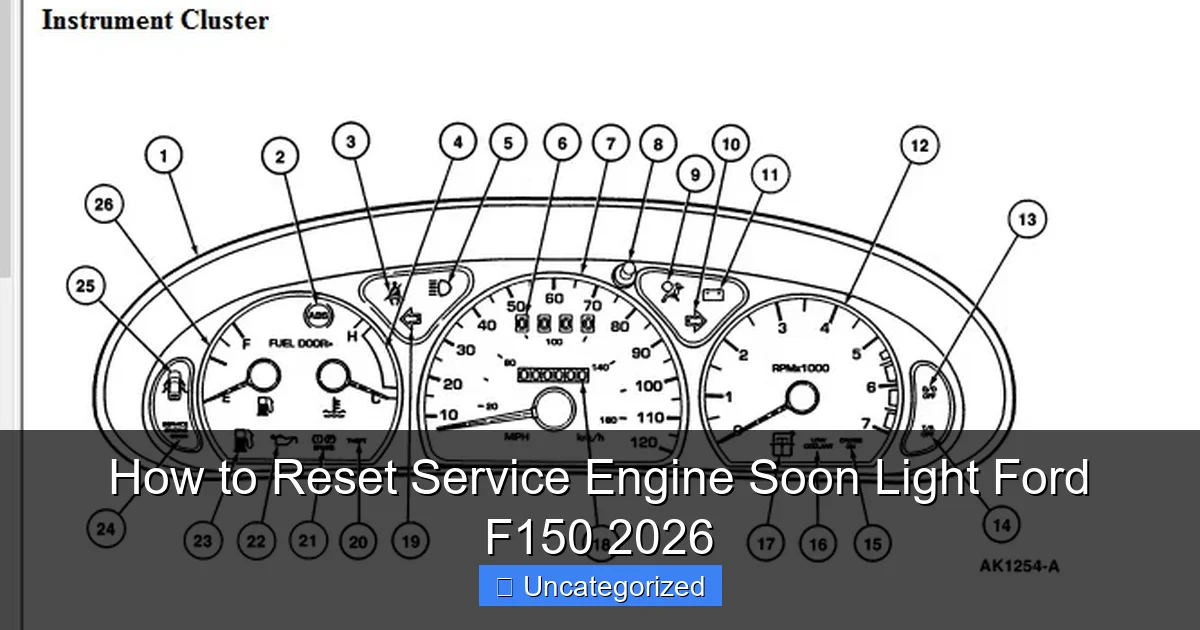 How to Reset Service Engine Soon Light Ford F150 2026