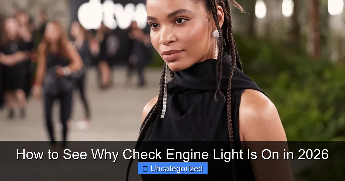How to See Why Check Engine Light Is On in 2026