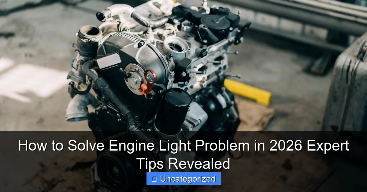 How to Solve Engine Light Problem in 2026 Expert Tips Revealed