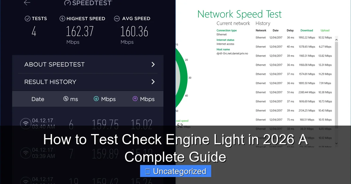 How to Test Check Engine Light in 2026 A Complete Guide