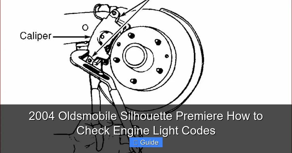 2004 Oldsmobile Silhouette Premiere How to Check Engine Light Codes