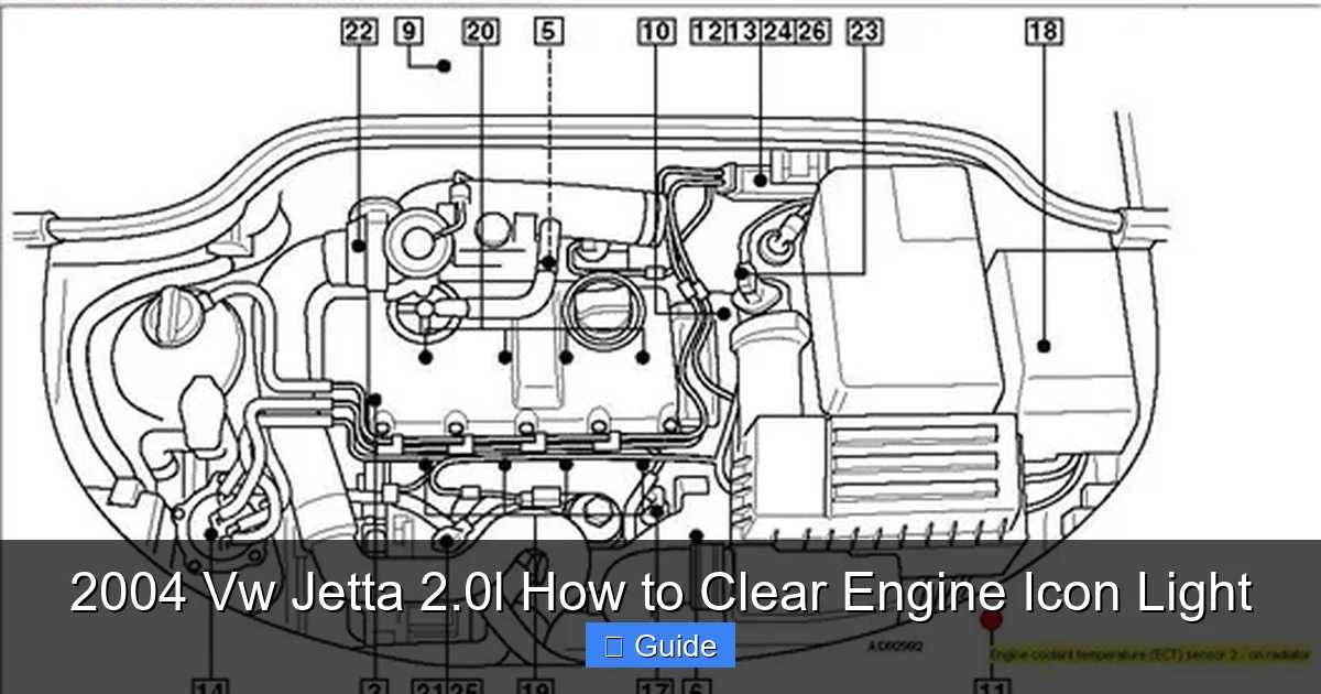2004 Vw Jetta 2.0l How to Clear Engine Icon Light