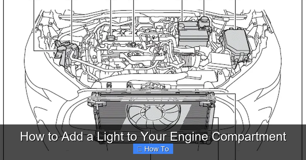 How to Add a Light to Your Engine Compartment