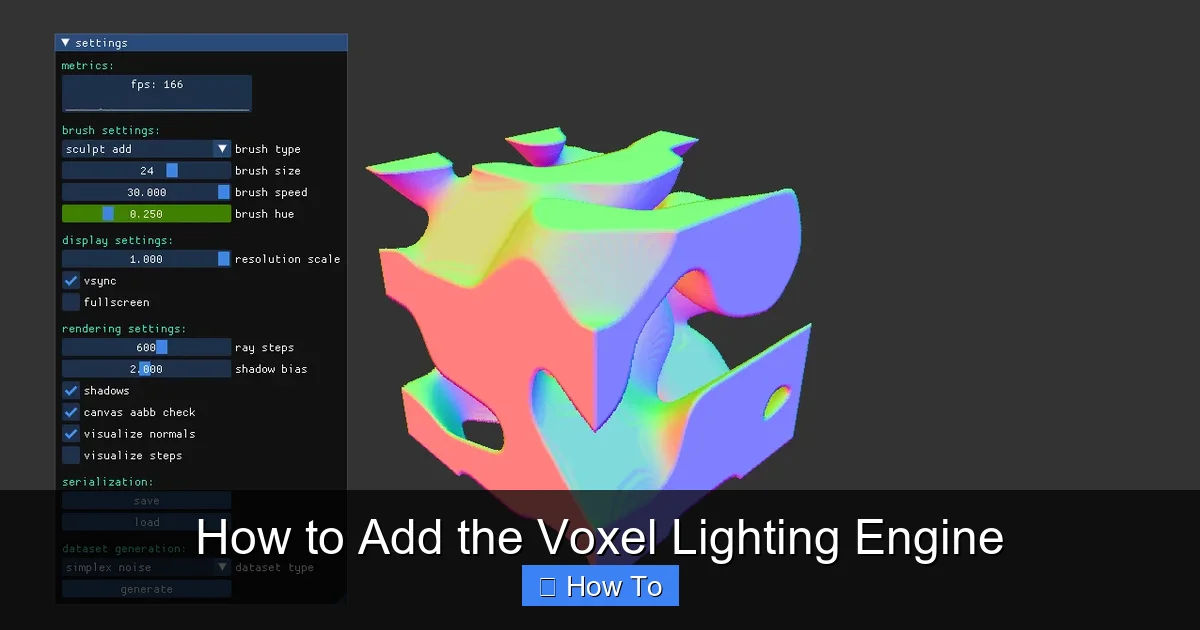How to Add the Voxel Lighting Engine