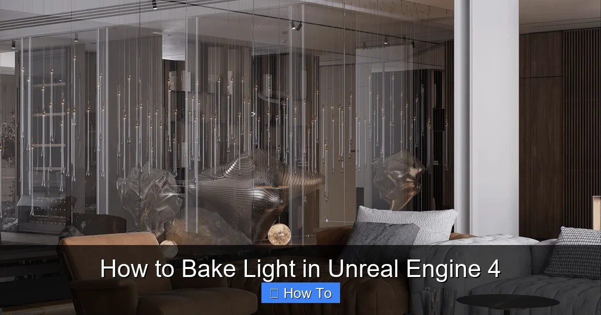 How to Bake Light in Unreal Engine 4