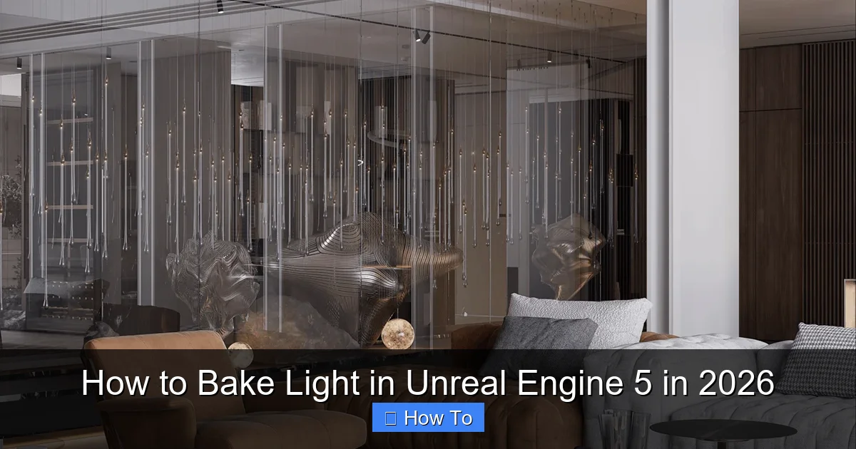How to Bake Light in Unreal Engine 5 in 2026