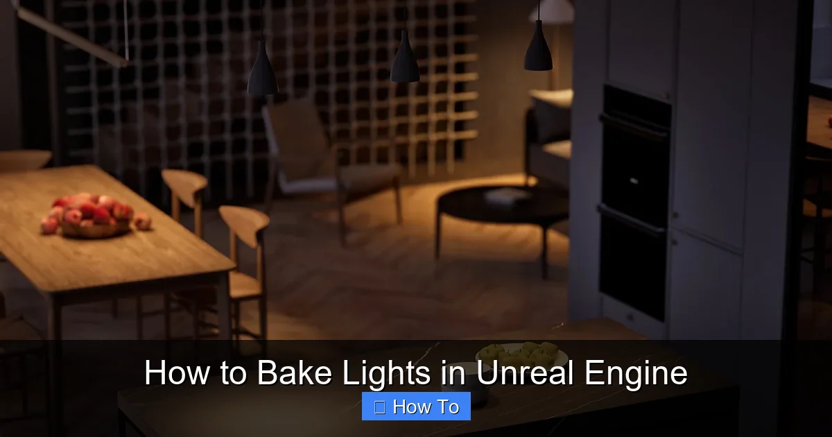 How to Bake Lights in Unreal Engine
