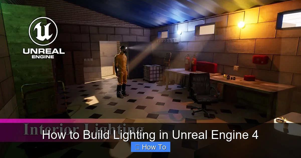 How to Build Lighting in Unreal Engine 4