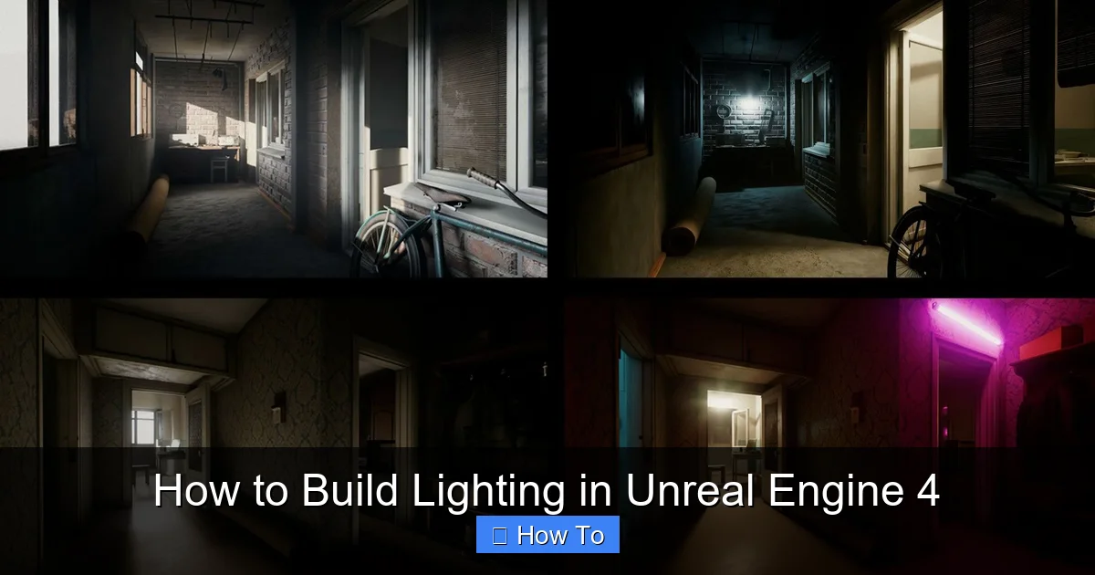 How to Build Lighting in Unreal Engine 4