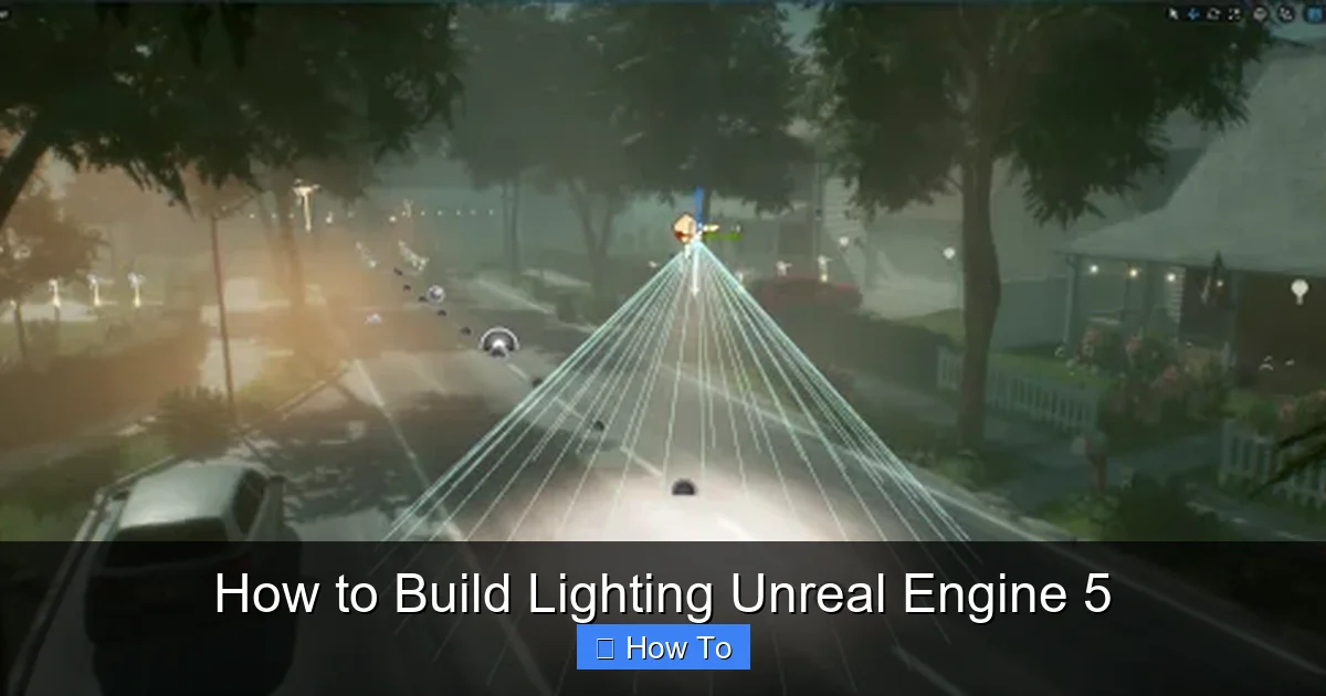 How to Build Lighting Unreal Engine 5