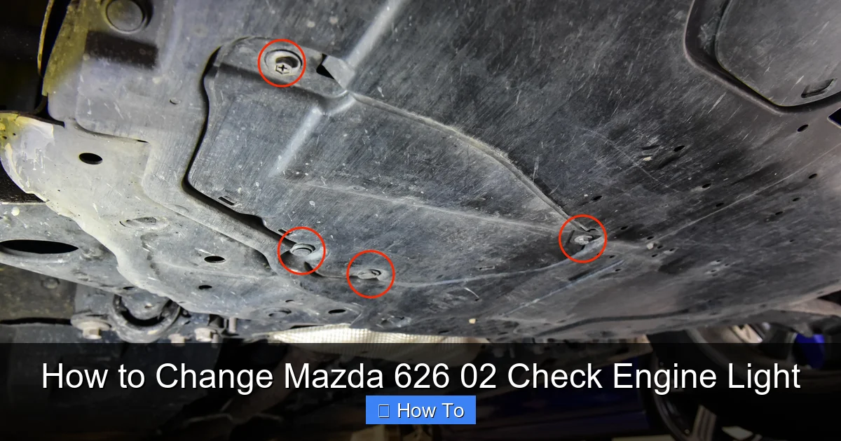 How to Change Mazda 626 02 Check Engine Light