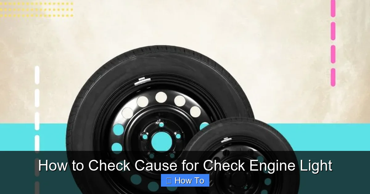 How to Check Cause for Check Engine Light