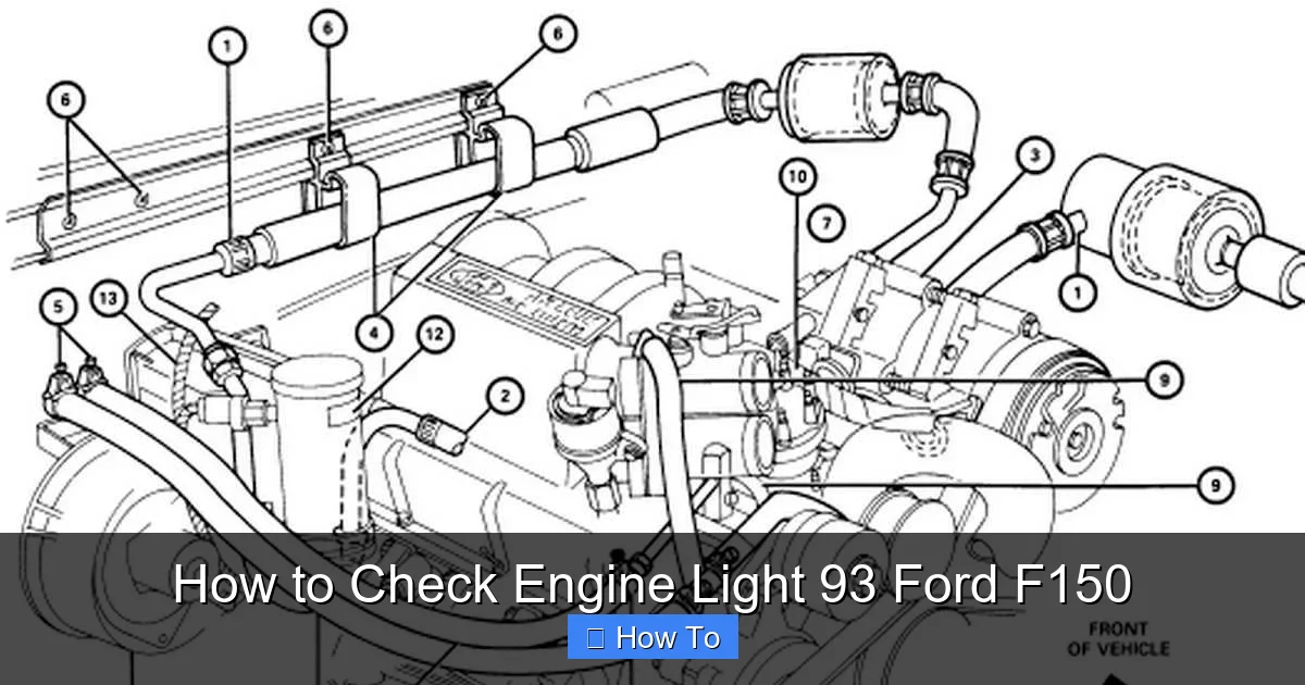 How to Check Engine Light 93 Ford F150