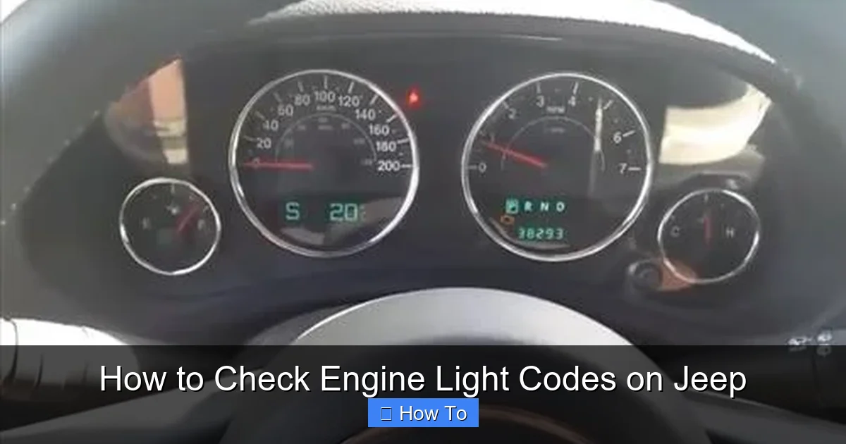 How to Check Engine Light Codes on Jeep
