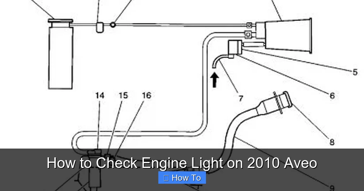 How to Check Engine Light on 2010 Aveo