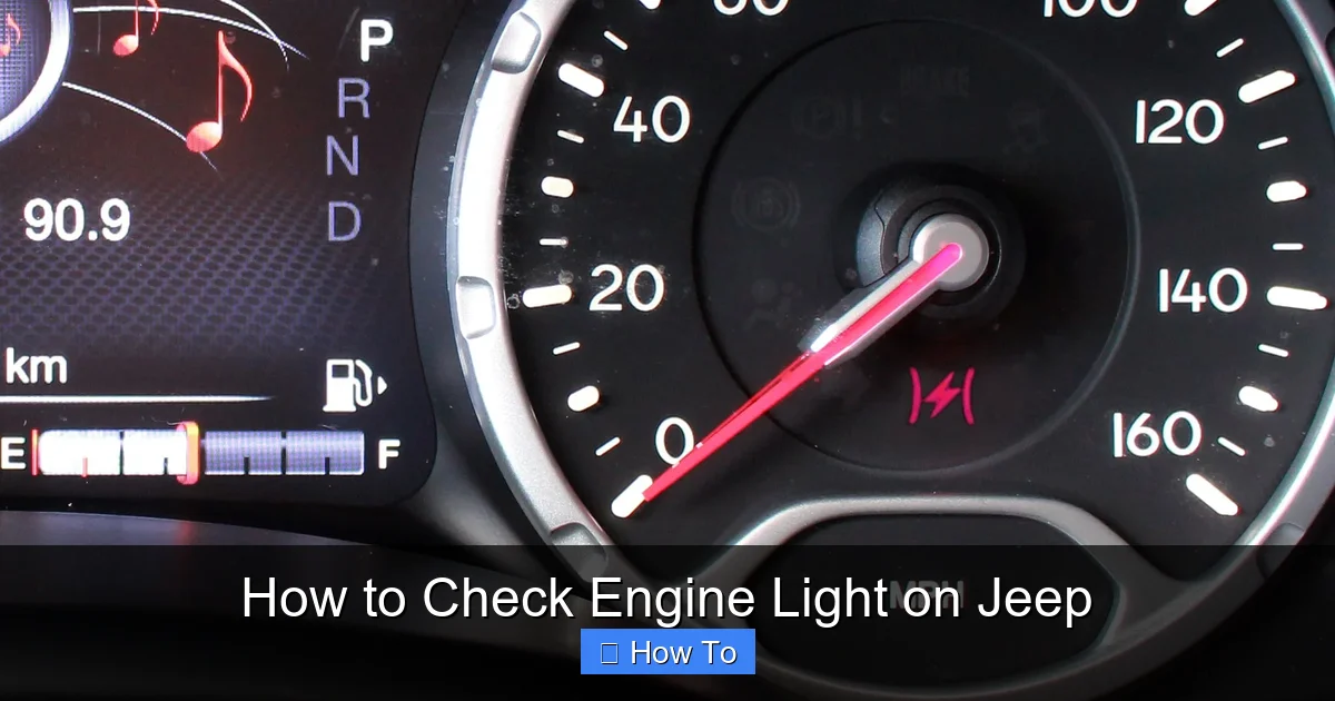 How to Check Engine Light on Jeep