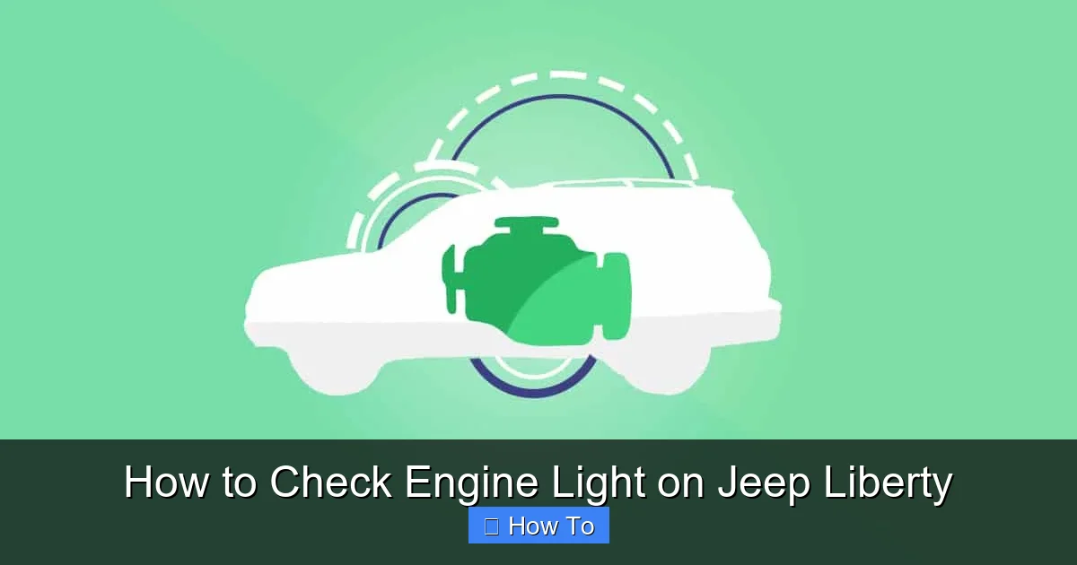 How to Check Engine Light on Jeep Liberty