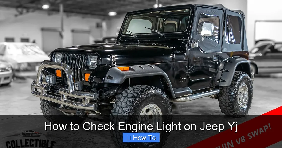 How to Check Engine Light on Jeep Yj
