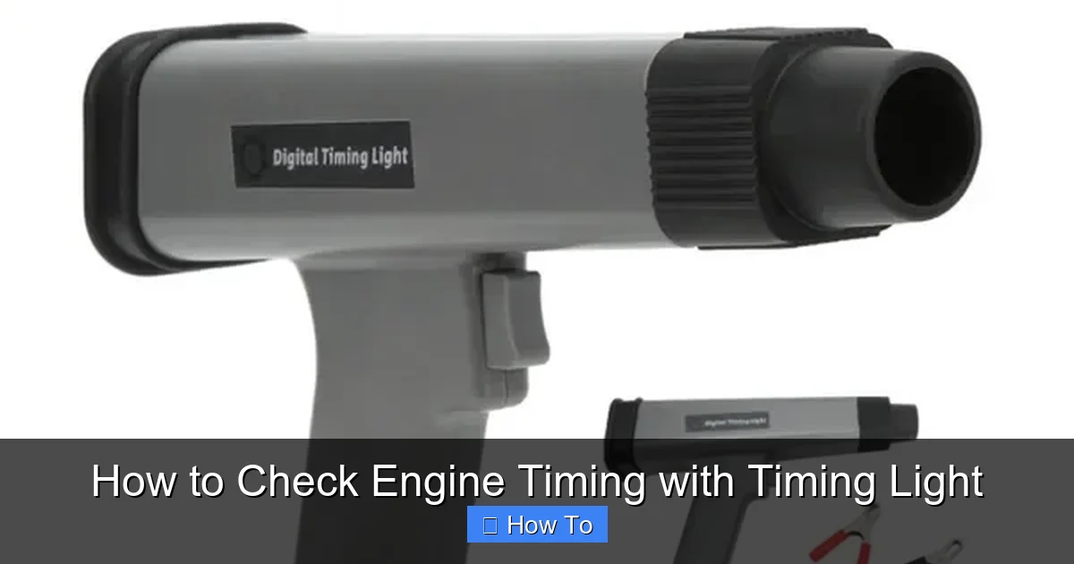 How to Check Engine Timing with Timing Light