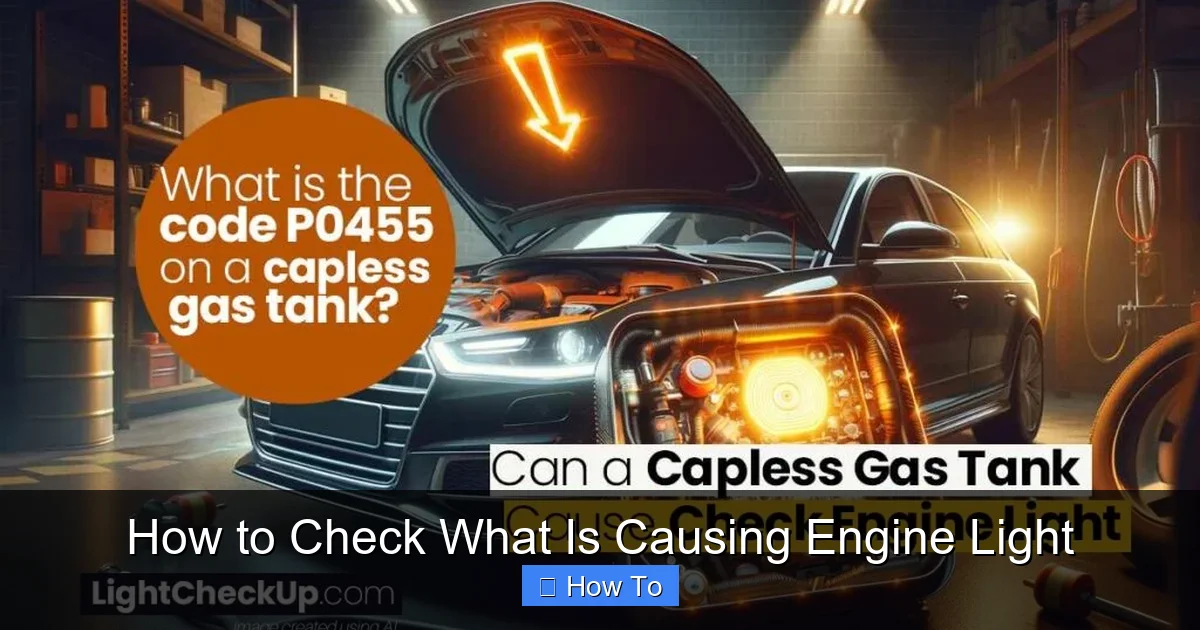 How to Check What Is Causing Engine Light