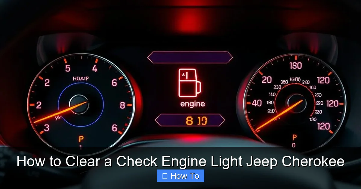 How to Clear a Check Engine Light Jeep Cherokee