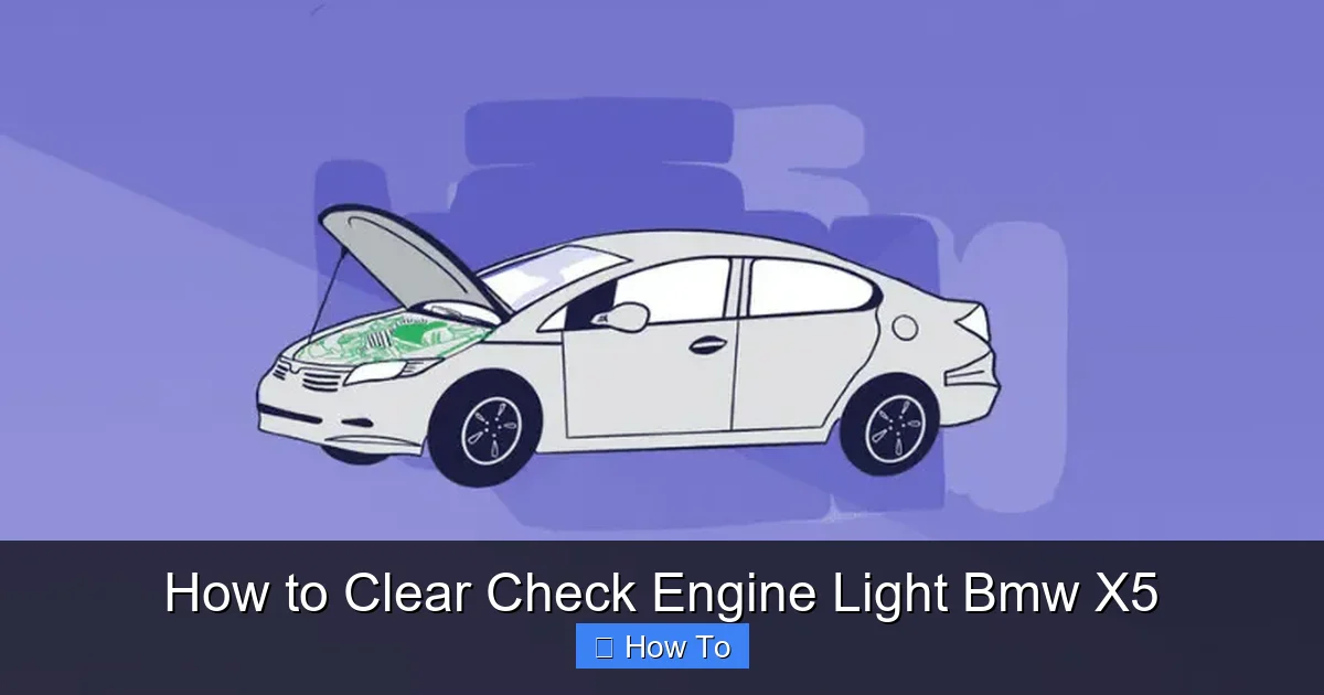 How to Clear Check Engine Light Bmw X5