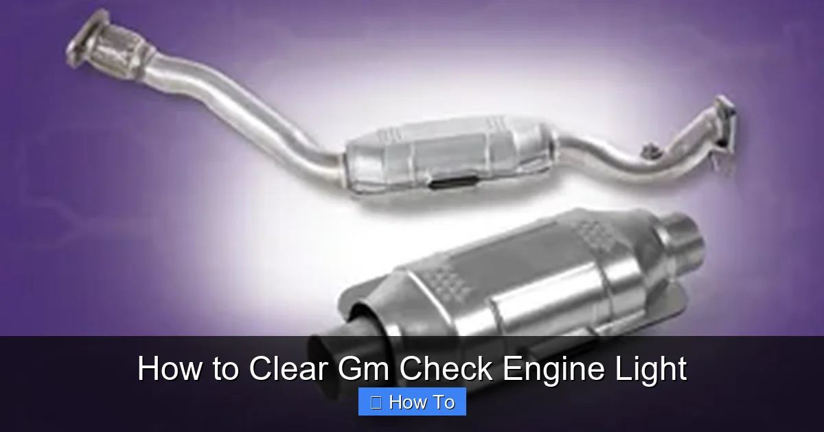 How to Clear Gm Check Engine Light