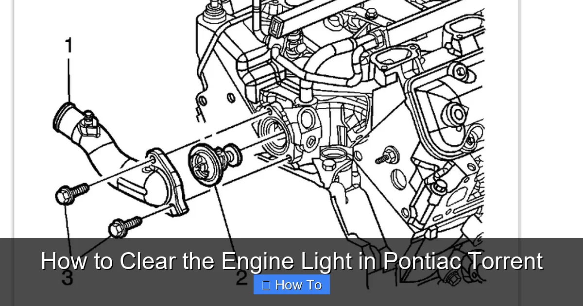 How to Clear the Engine Light in Pontiac Torrent