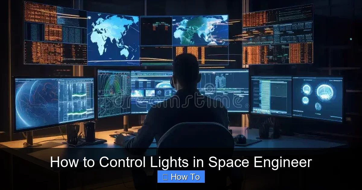 How to Control Lights in Space Engineer